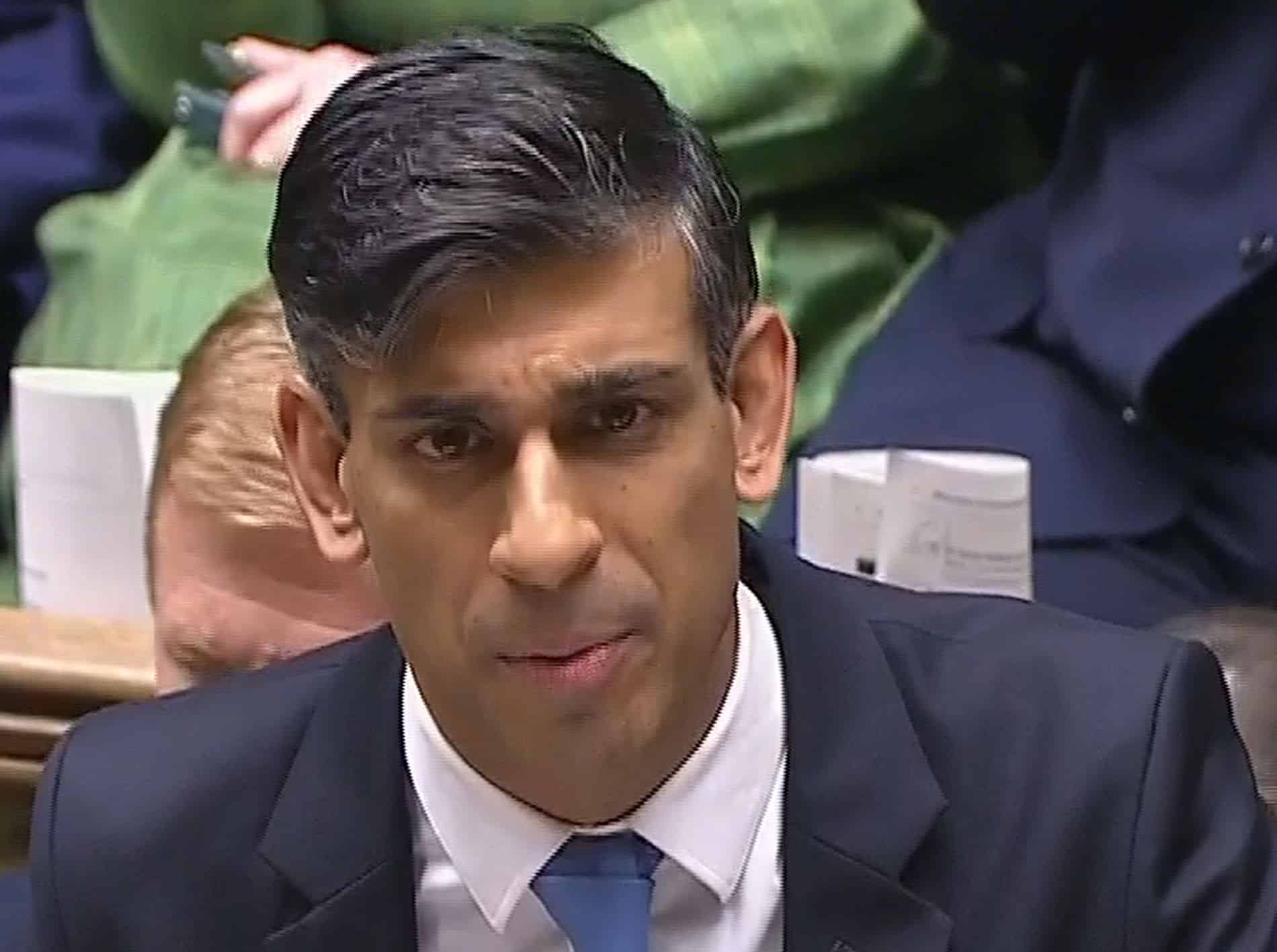 Rishi Sunak branded a ‘Mr Nobody who doesn’t get Britain’ in PMQs clash