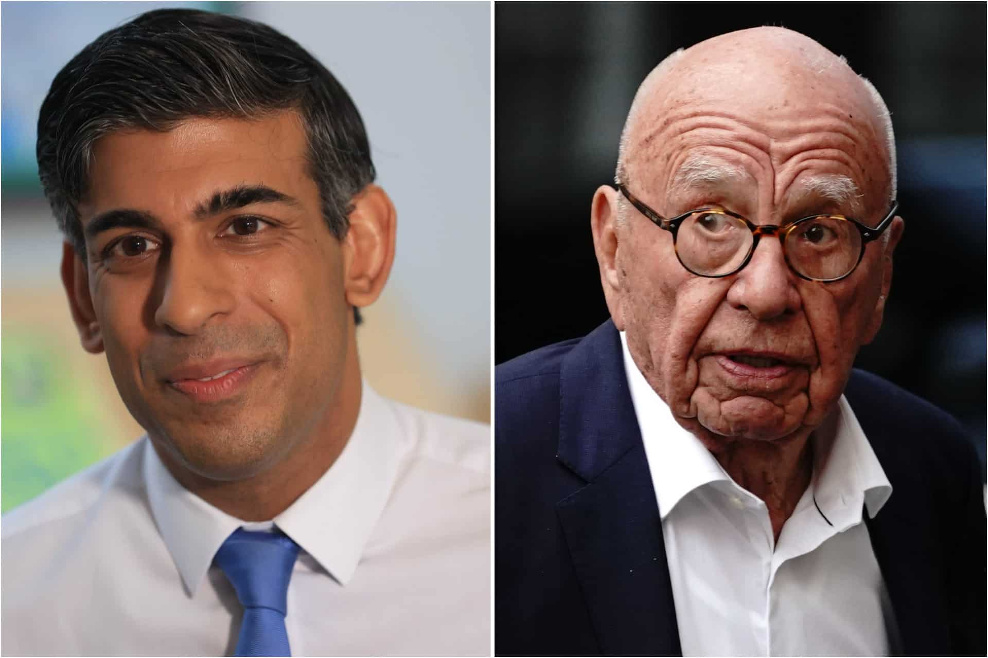 Rupert Murdoch met Rishi Sunak FIVE times over 12-month period