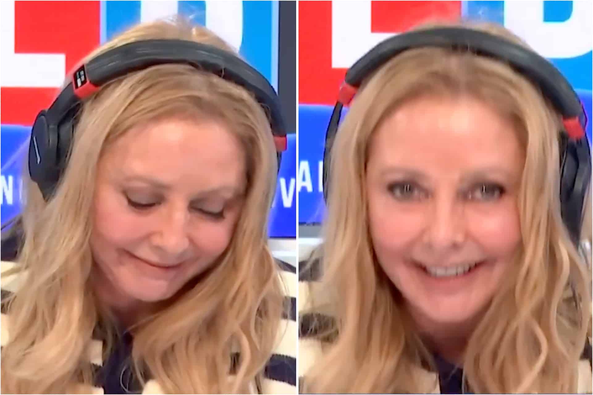 Carol Vorderman cracks up as she names the Tory MPs predicted to lose seats at next election