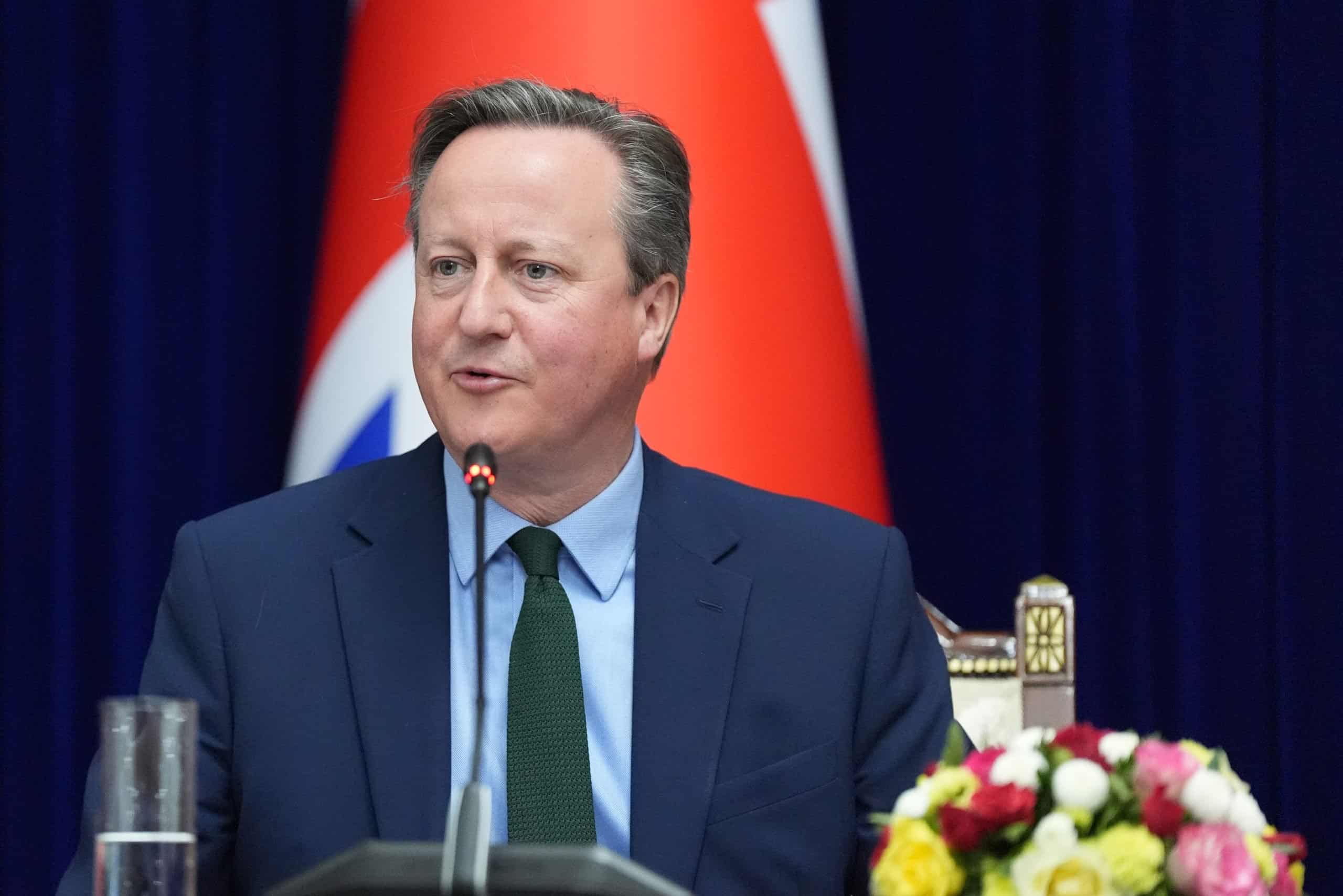 Cameron and Blinken urge Hamas to accept ‘extraordinarily generous’ deal with Israel to end Gaza conflict