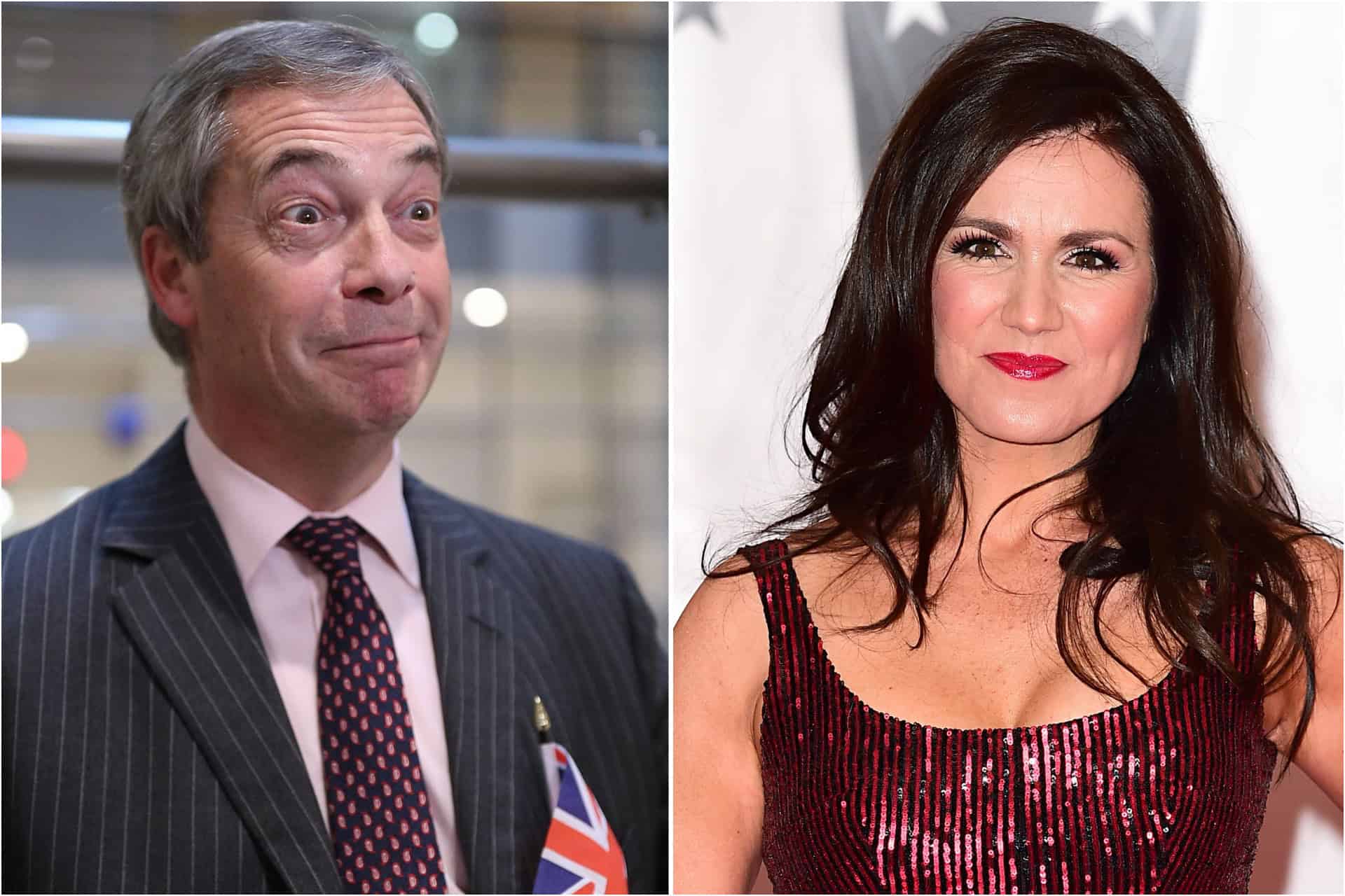 Susanna Reid and Nigel Farage face off for TRIC presenter of the year