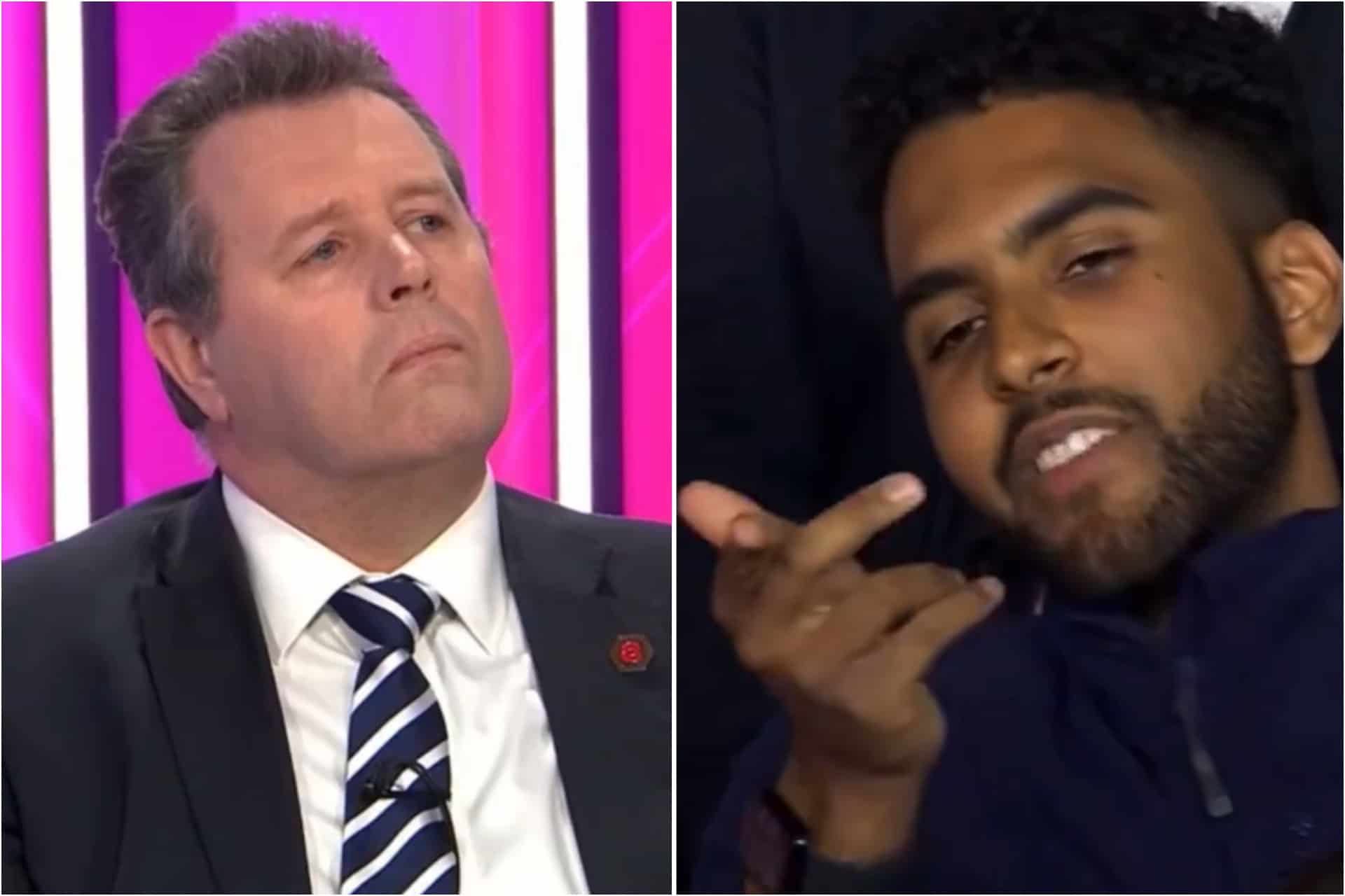 Question Time audience member kicks of election in style