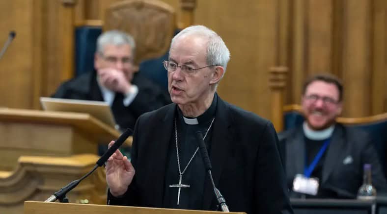 Archbishop of Canterbury urges end of ‘appalling war’ in Gaza