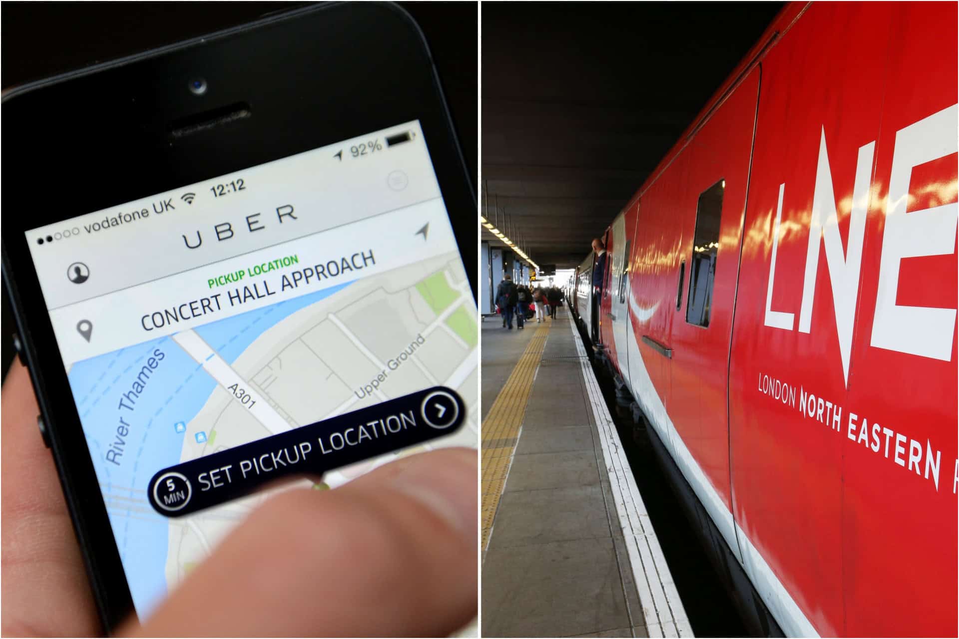 It’s almost as cheap to UBER between Newcastle and London as it is to take the train during peak hours