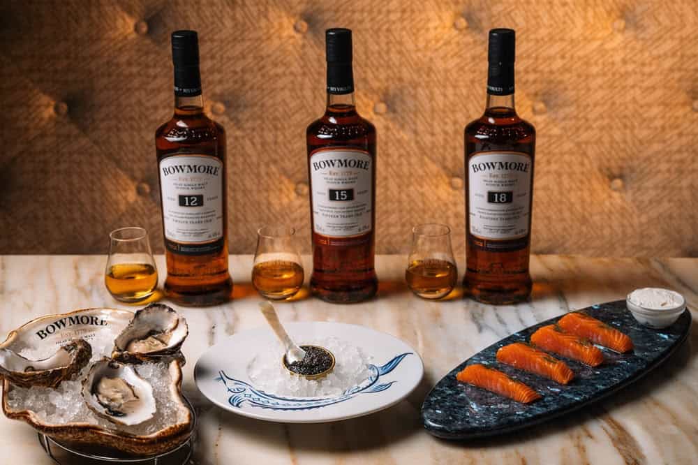 Caviar House teams up with Bowmore for whisky and seafood masterclass