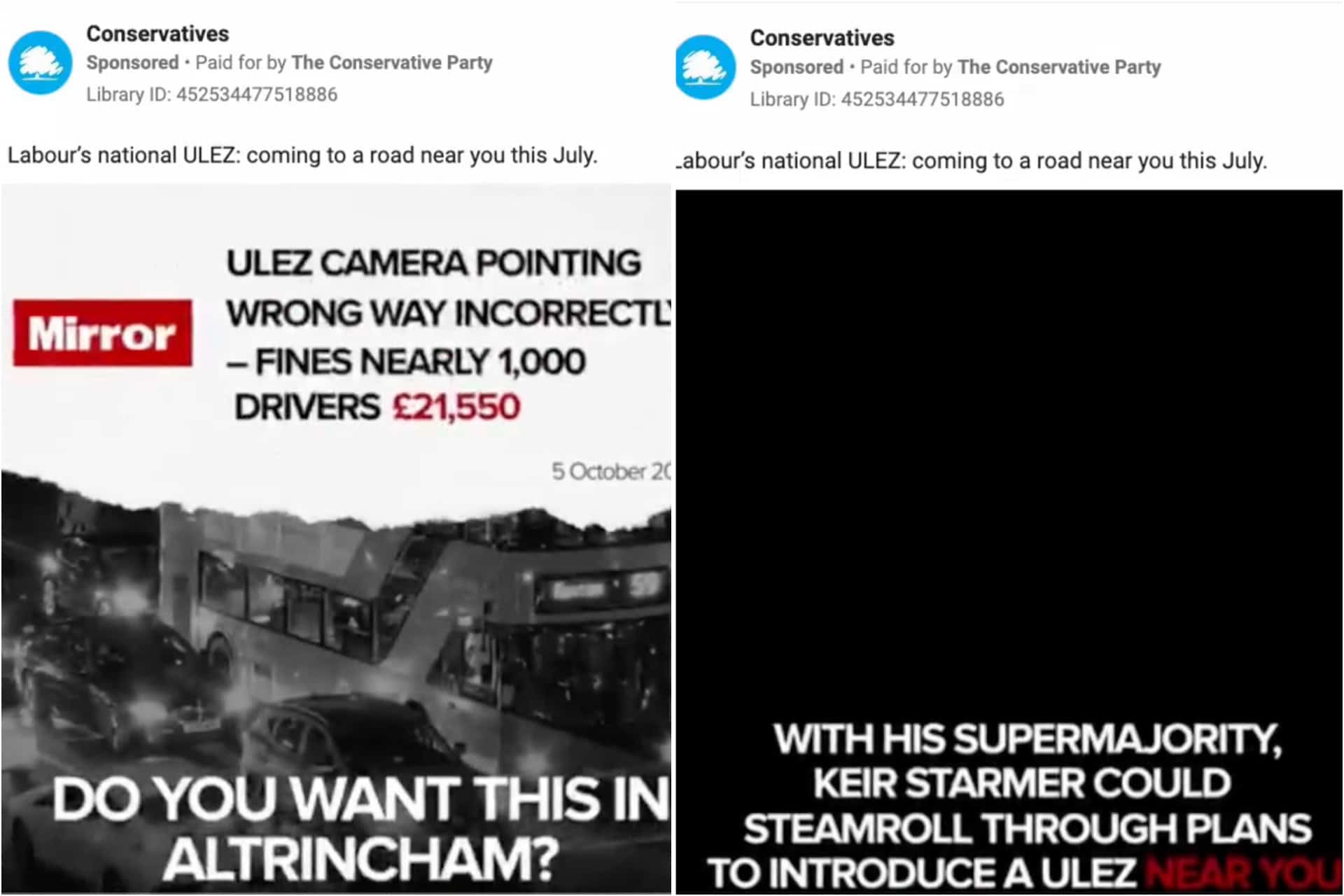 It’s Brexit all over again: Tories blitz Facebook with ads warning of a ‘national ULEZ’
