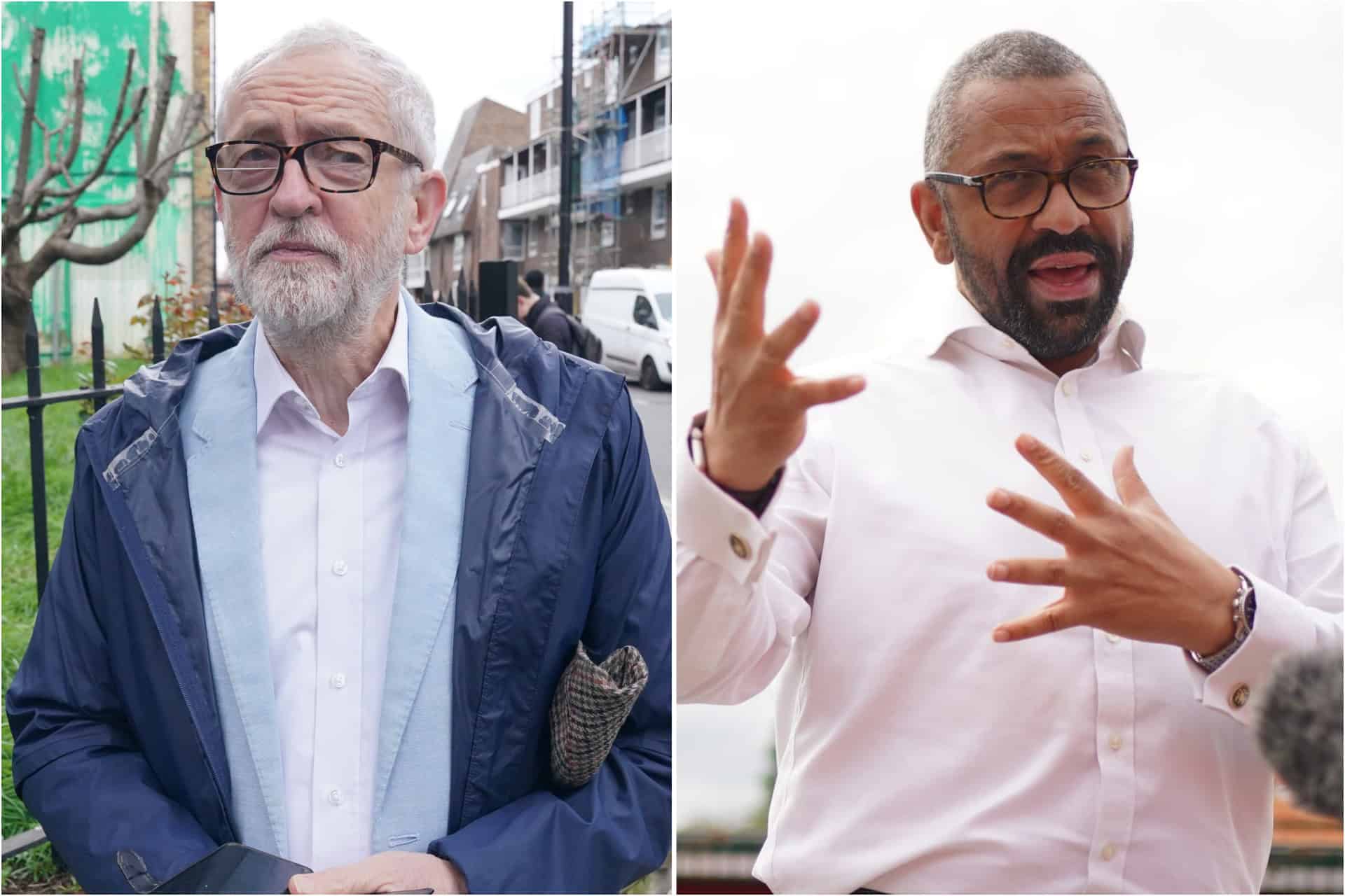 James Cleverly reminded of Corbyn tweet as he blasts Farage attack