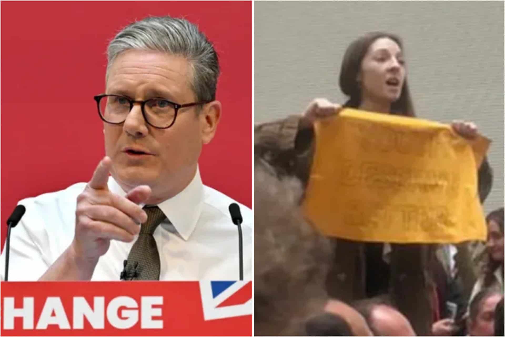 Keir Starmer has brutal response for heckler who claims manifesto is ‘same old Tory policies’