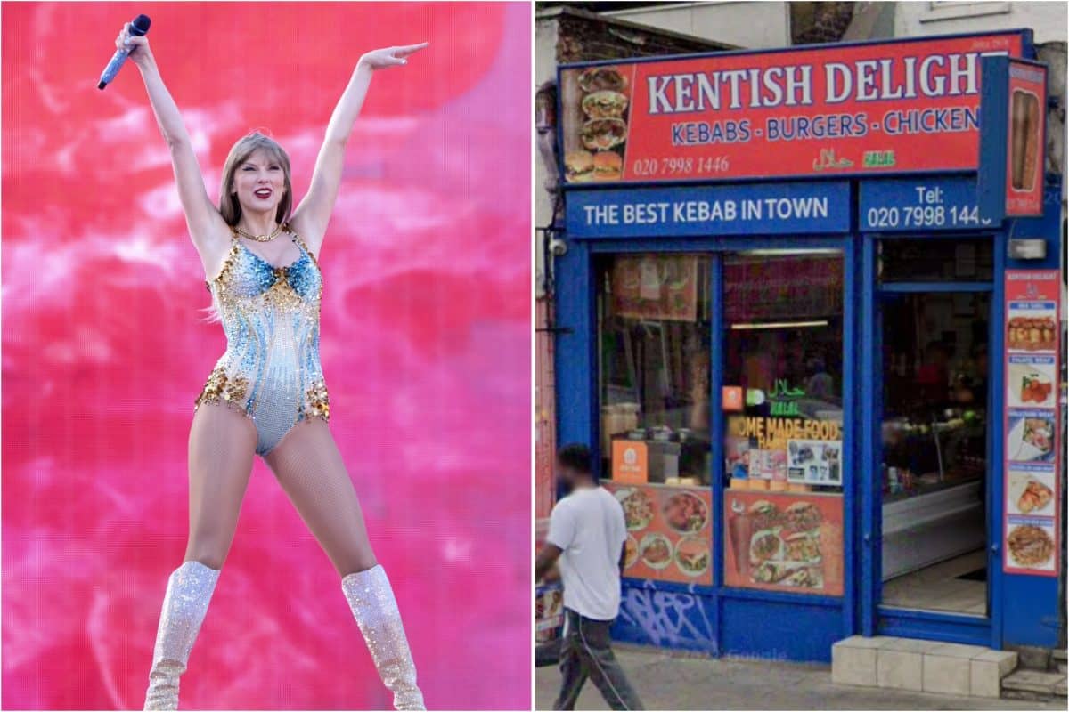 Taylor Swift places £450 order at local London kebab shop