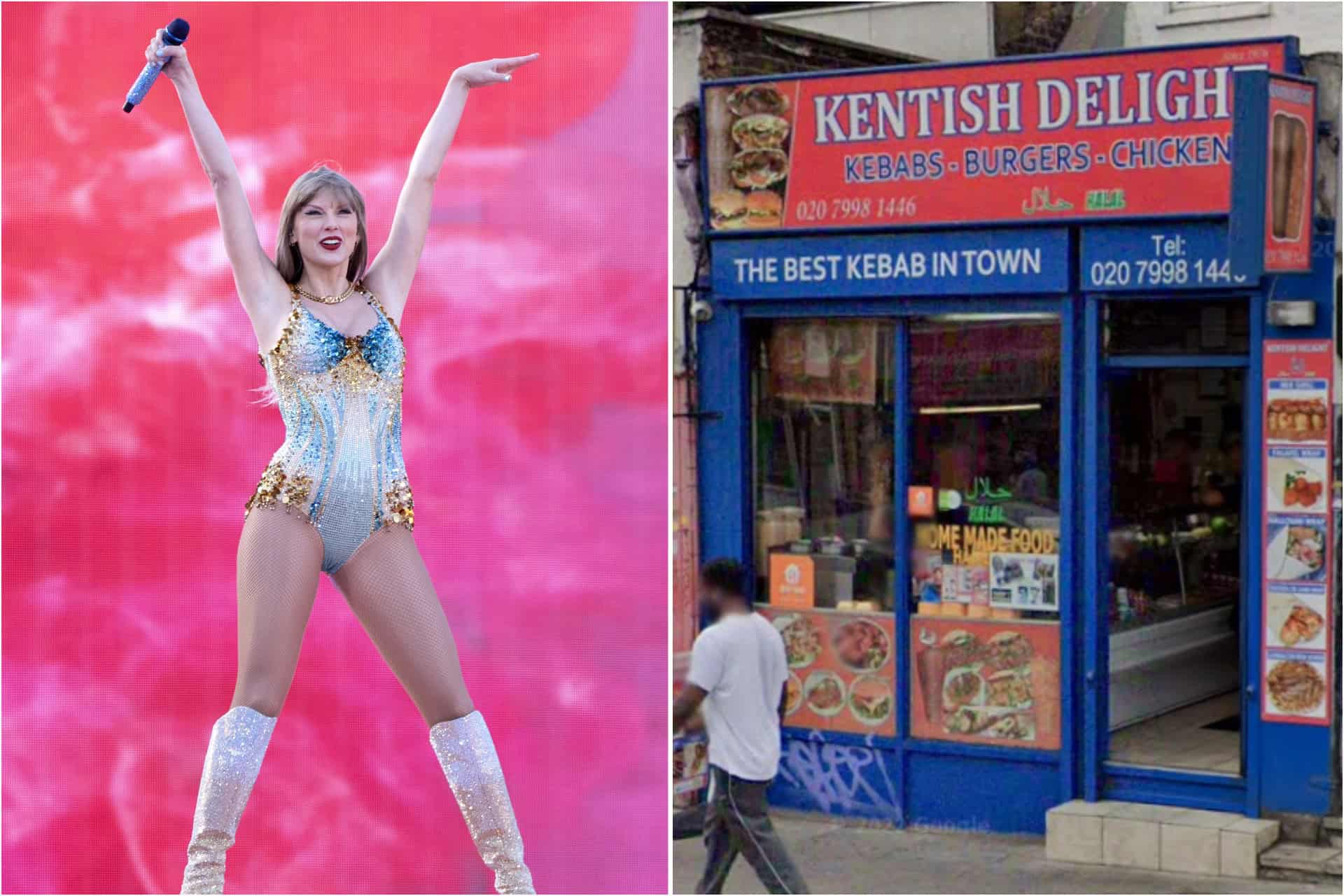 Taylor Swift places £450 order at local London kebab shop ahead of Wembley shows