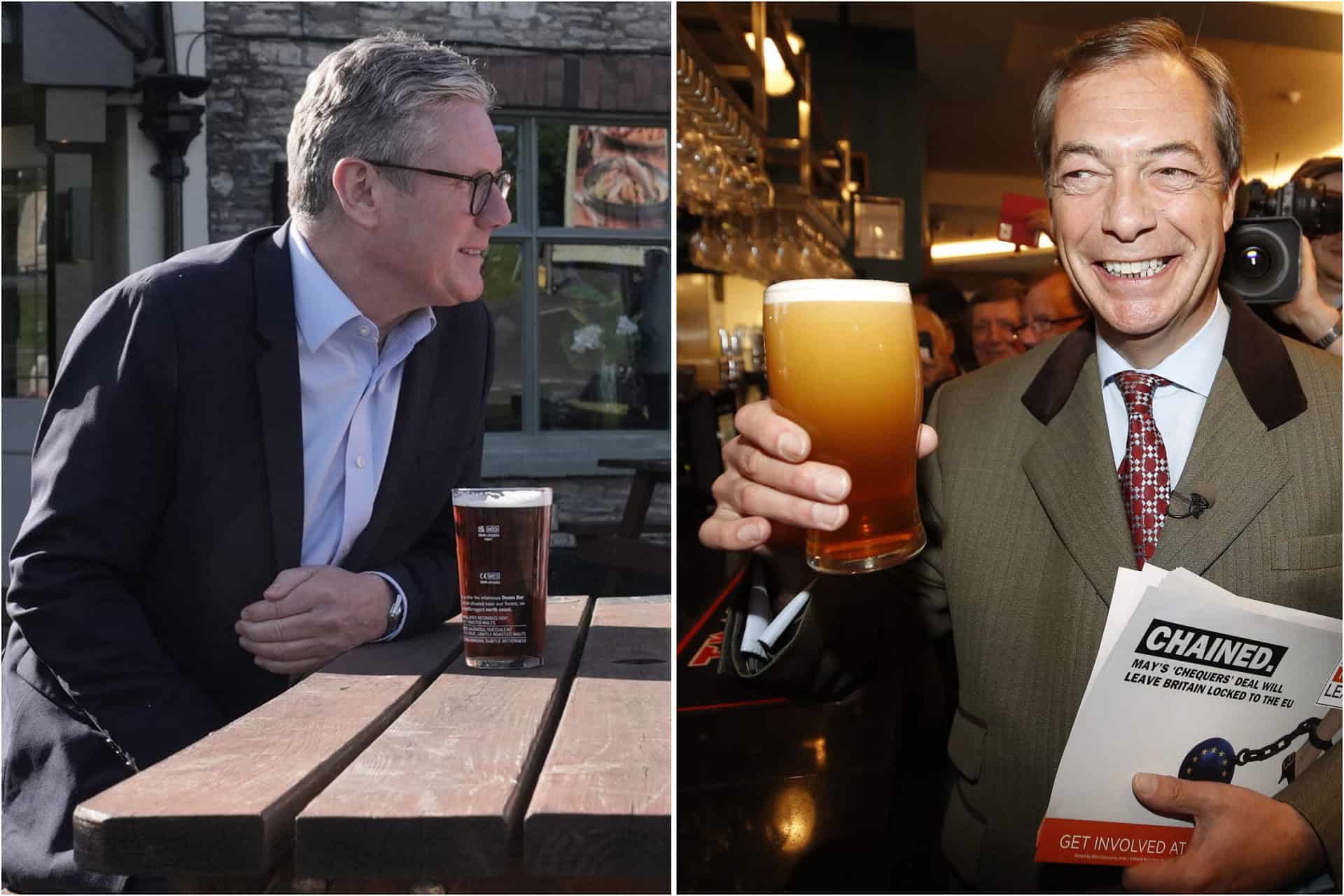Pimms drinkers back Labour as shandy lovers side with Reform