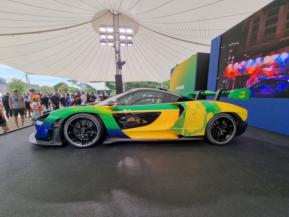 McLaren Senna in Ayrton Senna livery Goodwood Festival of Speed