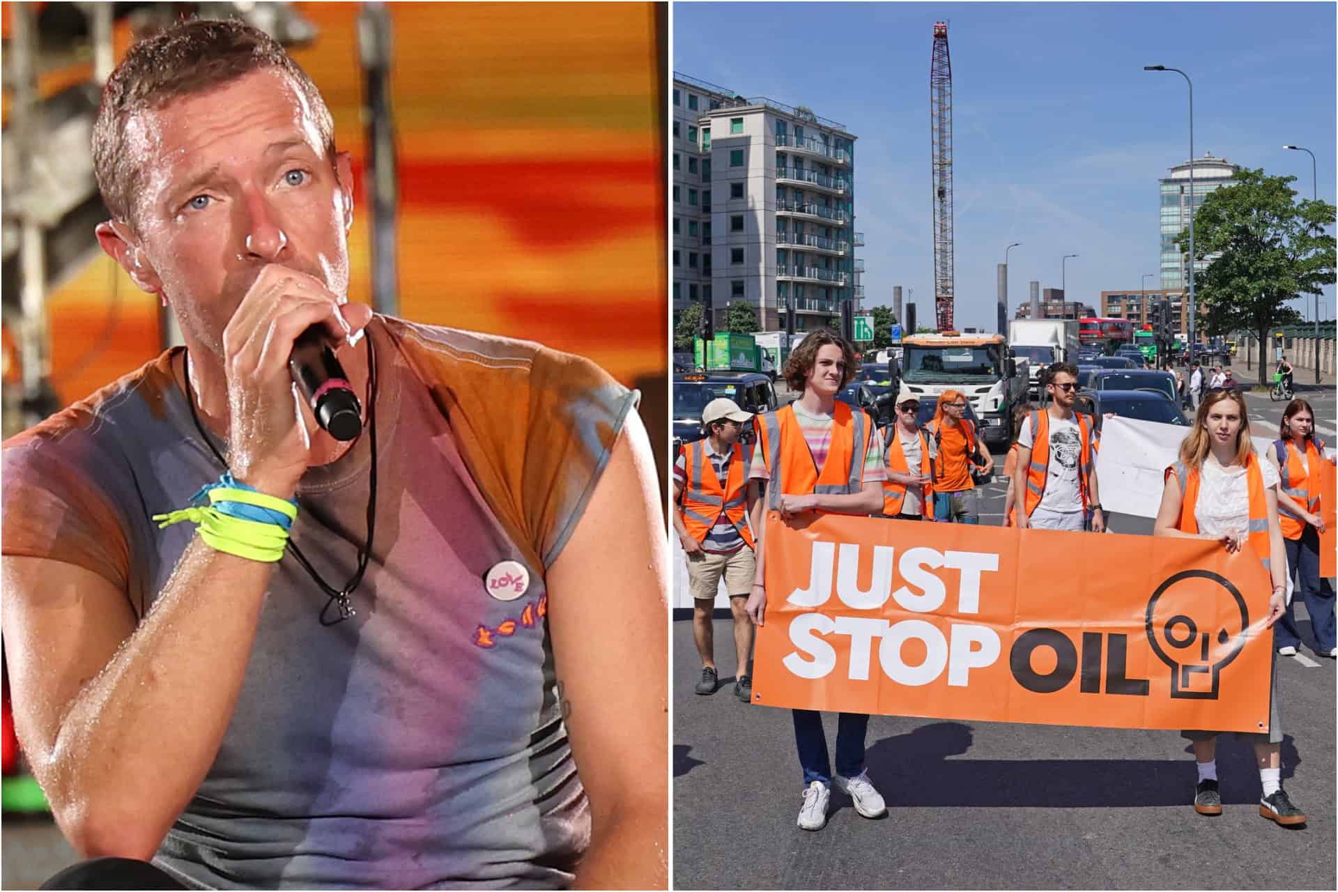 Chris Martin among hundreds of celebrities condemning ‘injustice’ of Just Stop Oil sentences