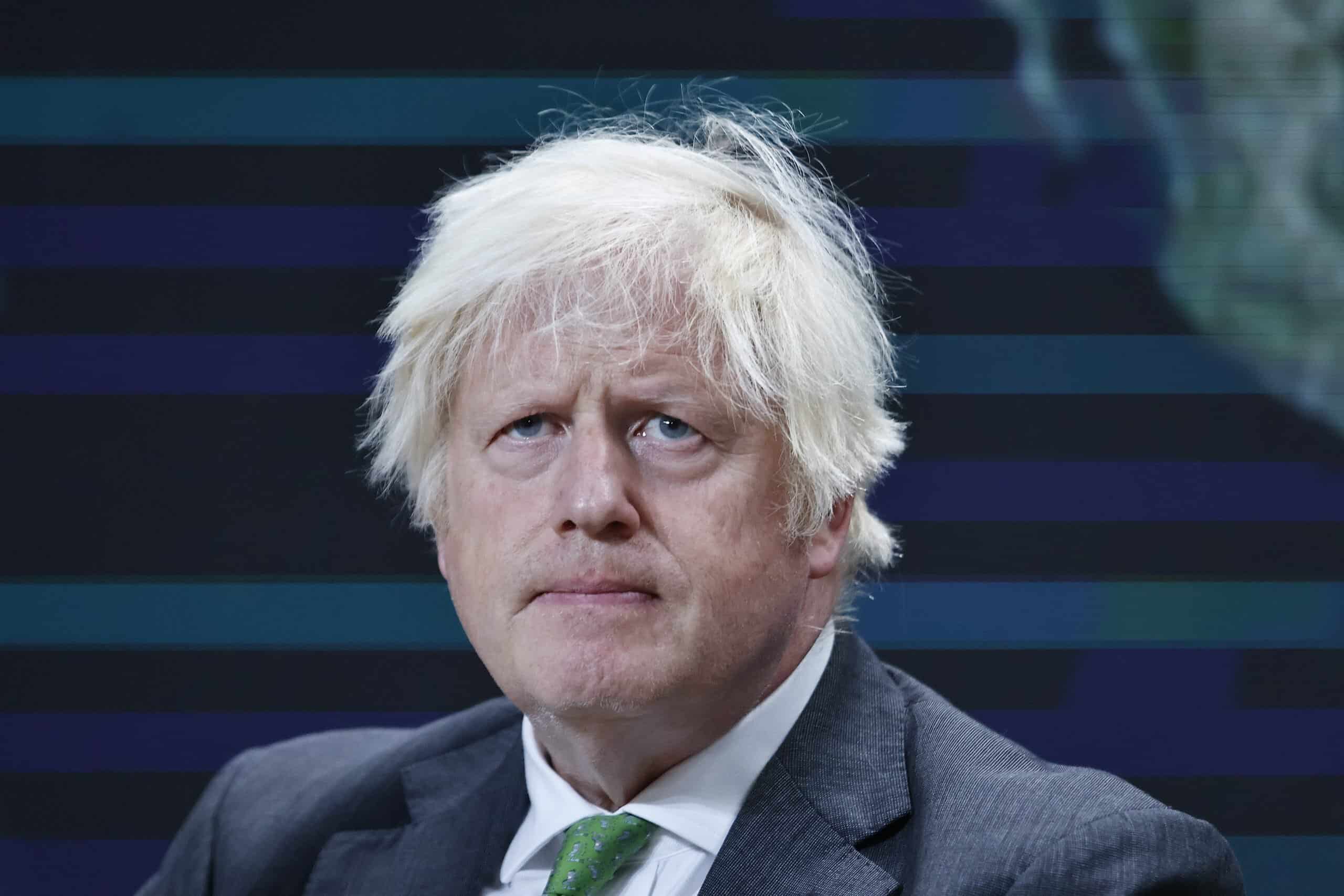 Boris Johnson speaks to near-empty room at Republican Convention