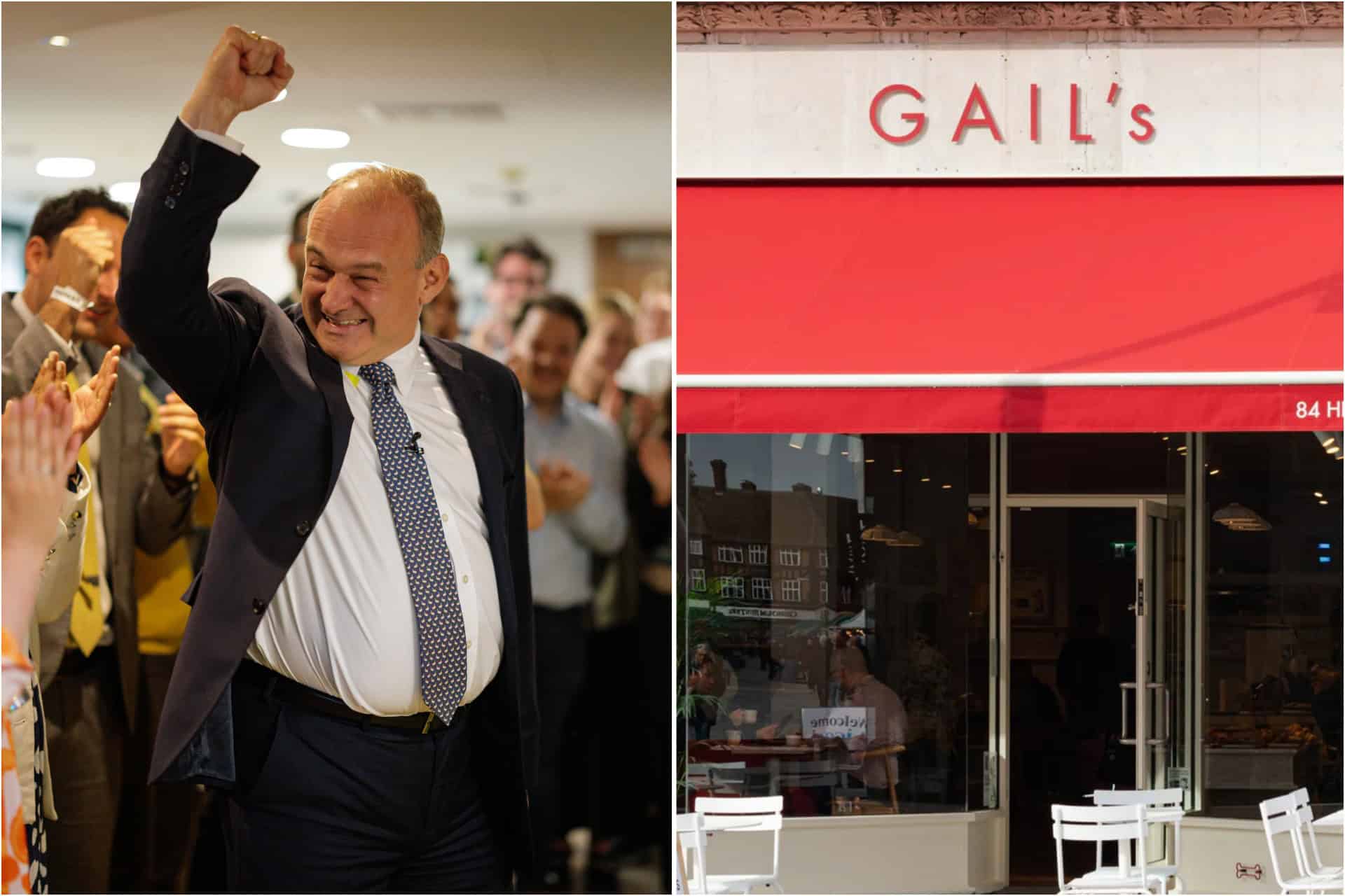 Lib Dems returned record number of MPs by concentrating campaigning efforts in areas with a Gail’s Bakery