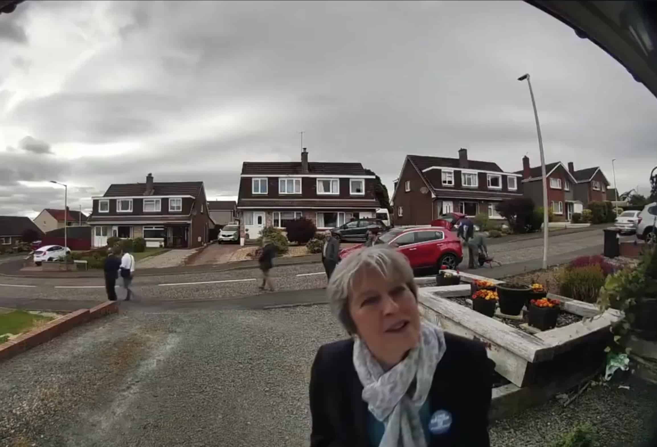 People can’t get over Theresa May door-knocking ahead of the election