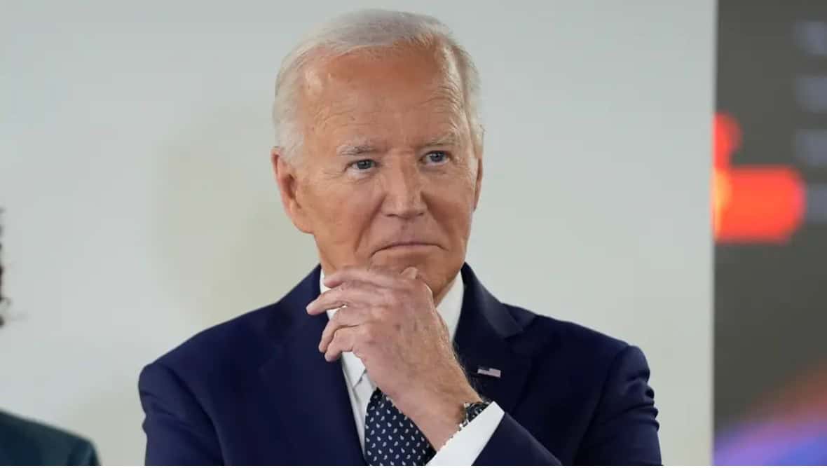 No one is pushing me out – I am still running for president, says Biden