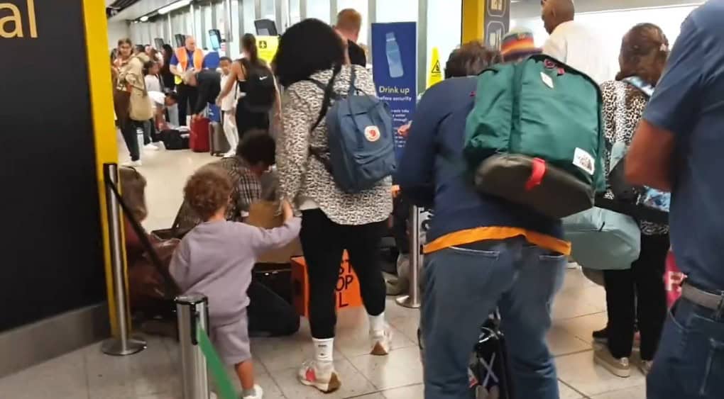 Just Stop Oil protesters block Gatwick departure gates