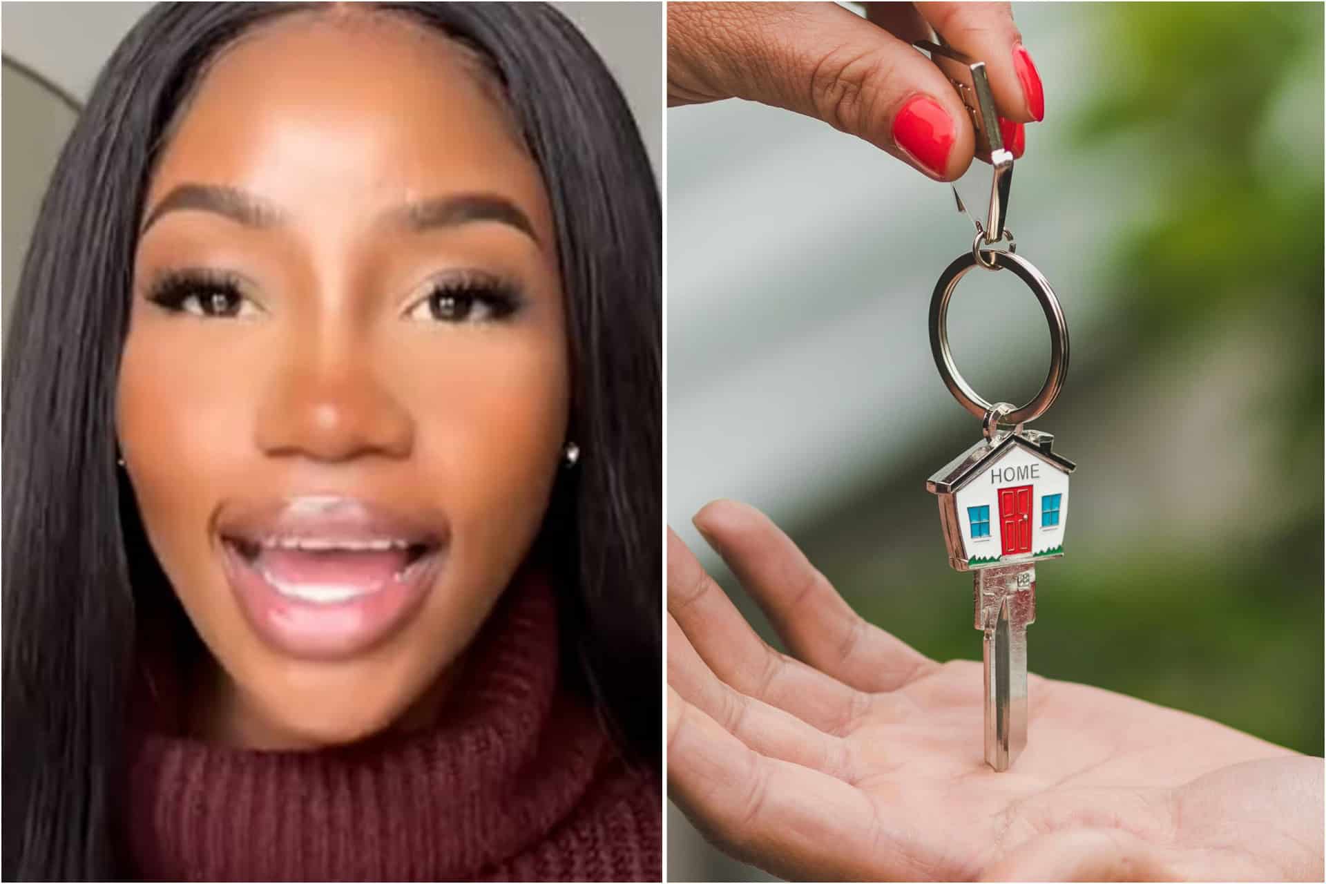 TikToker who says she bought her first home at 25 fails to mention one small detail