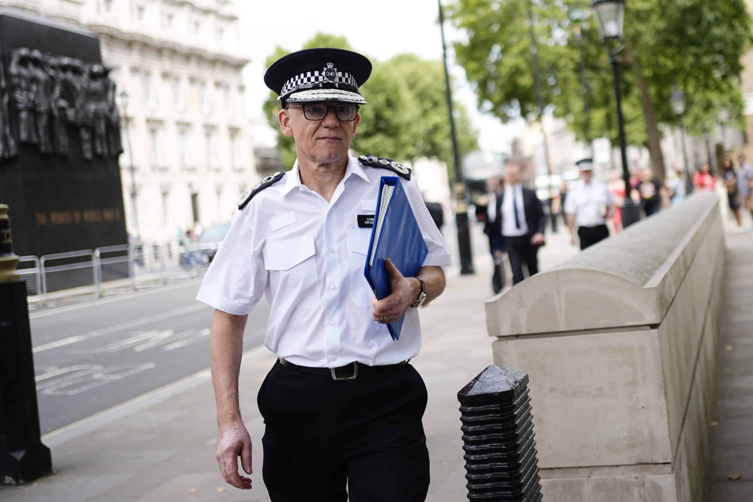 Met Police chief throws journalist’s mic on the floor after Cobra meeting