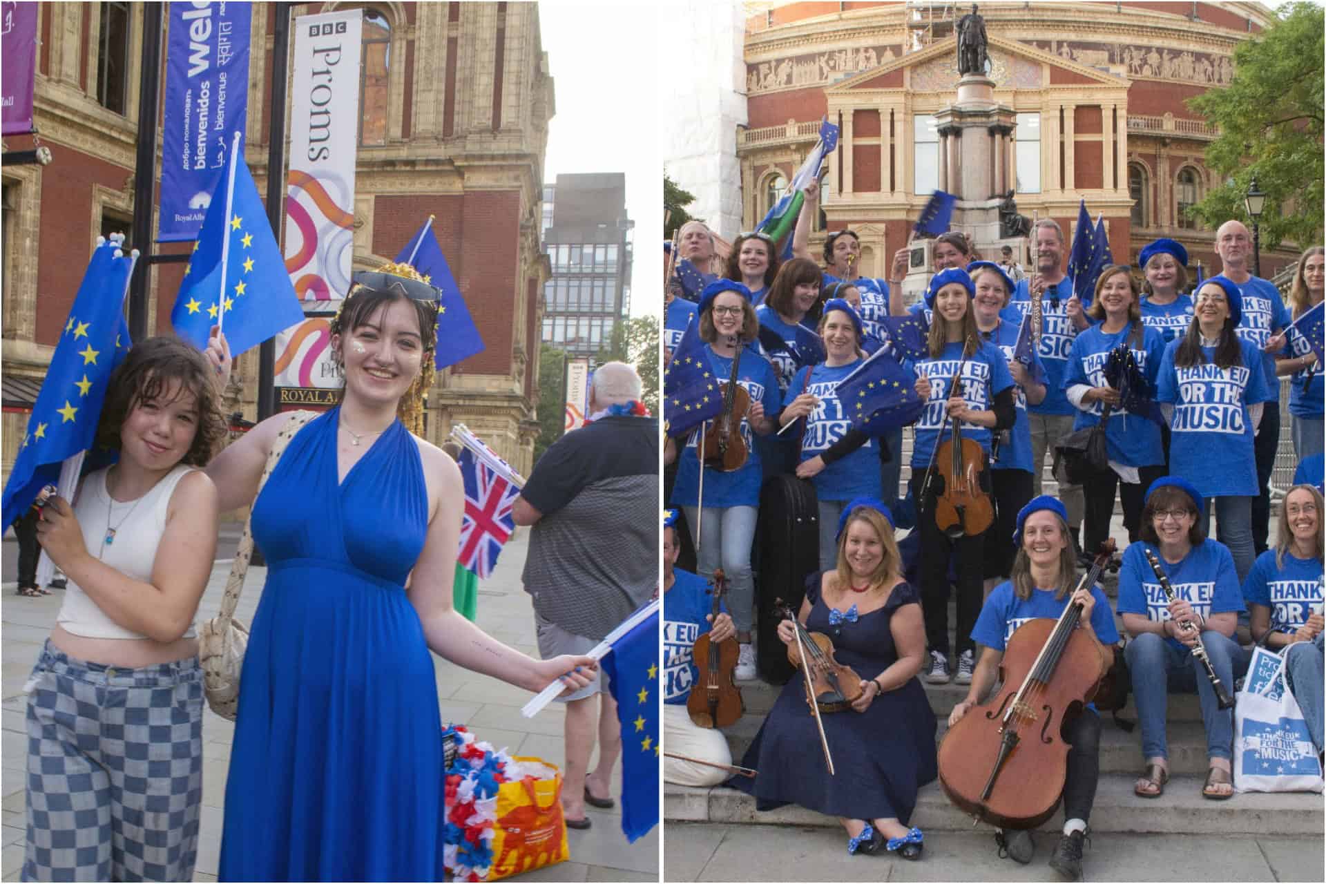 Express outraged after 6,000 EU flags are distributed at the Proms