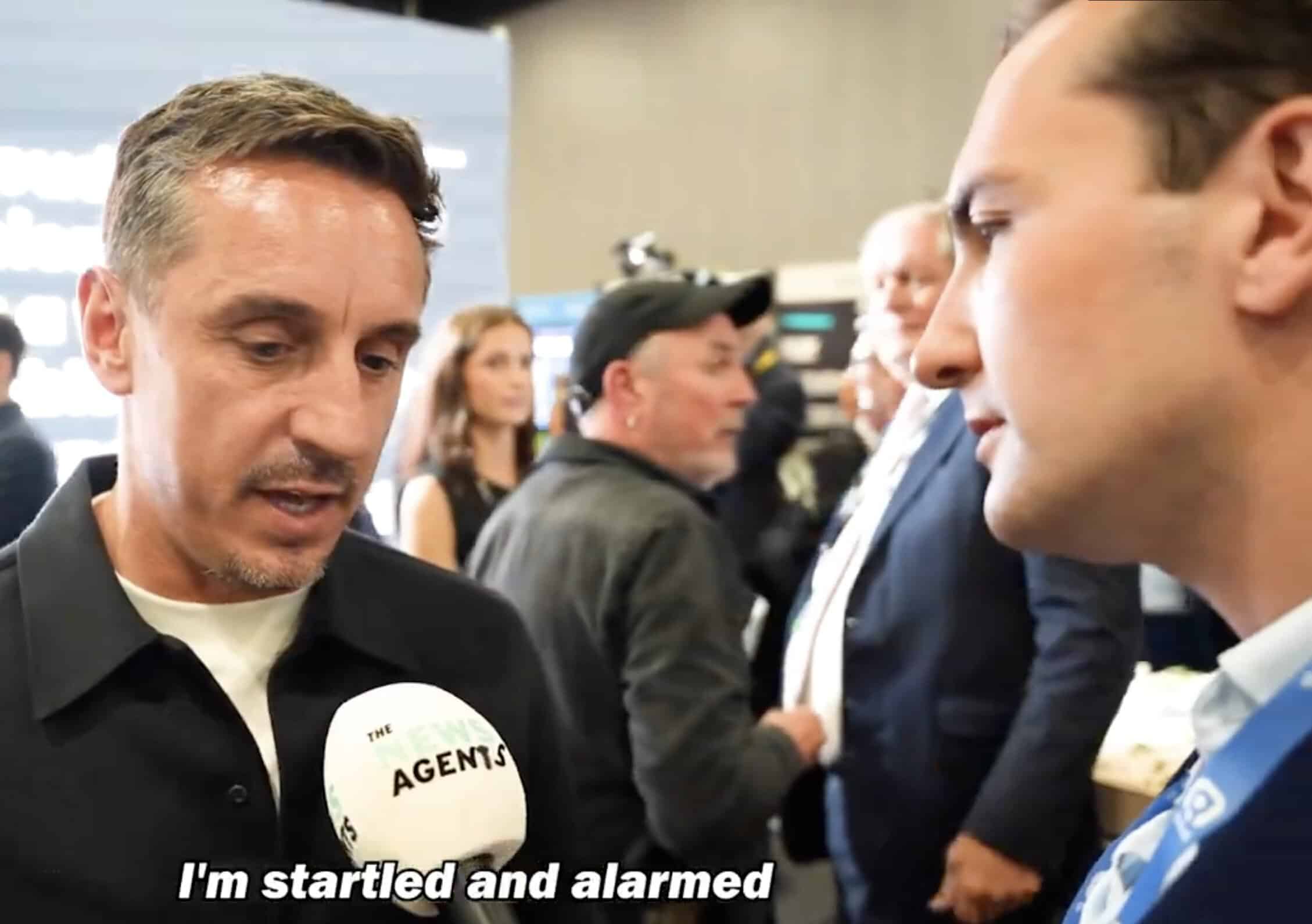 Gary Neville ‘alarmed’ at how much coverage freebie scandal is getting