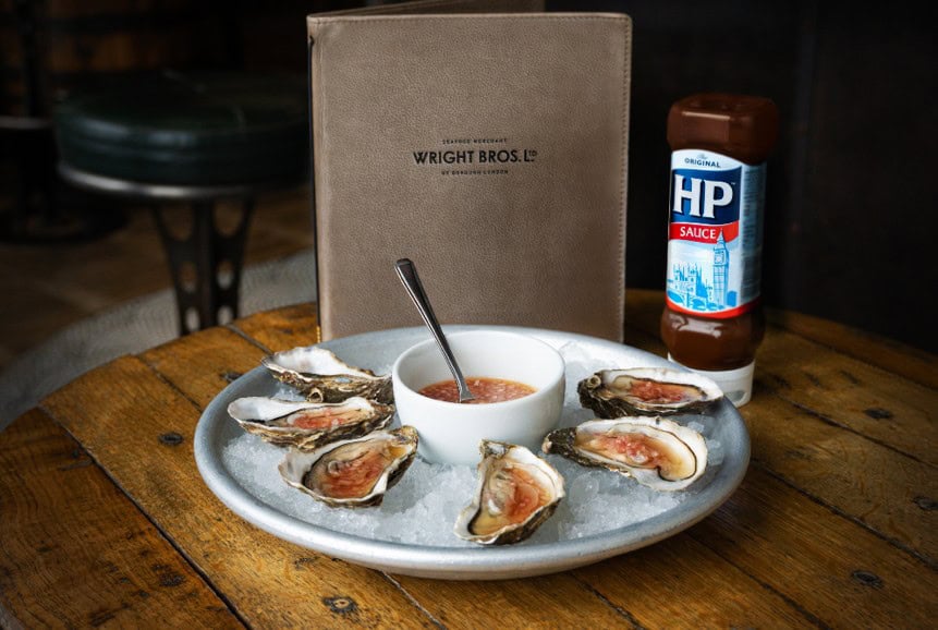 London restaurant invites punters to enjoy oysters… with brown sauce!