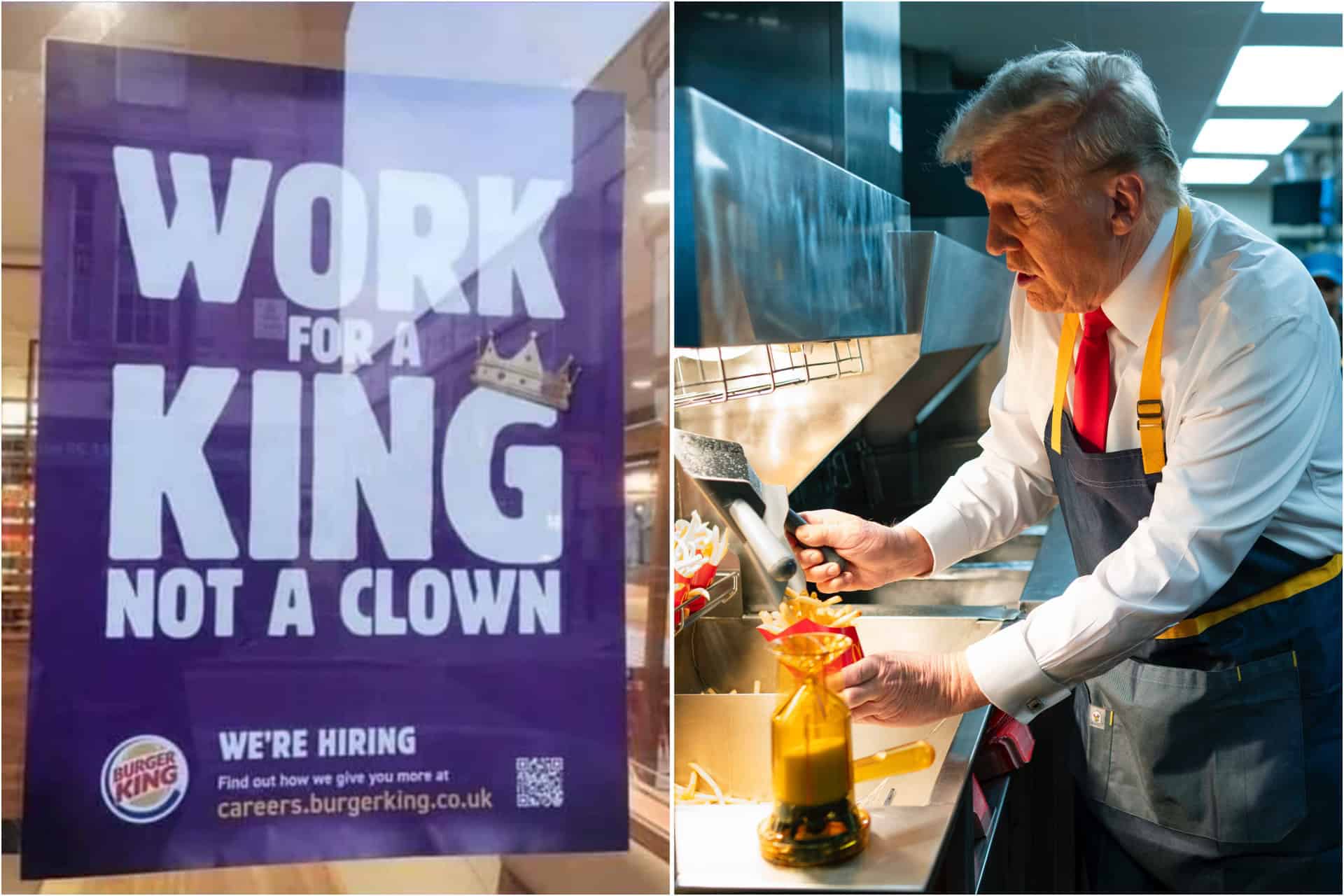 Burger King trolls McDonald’s following Trump visit