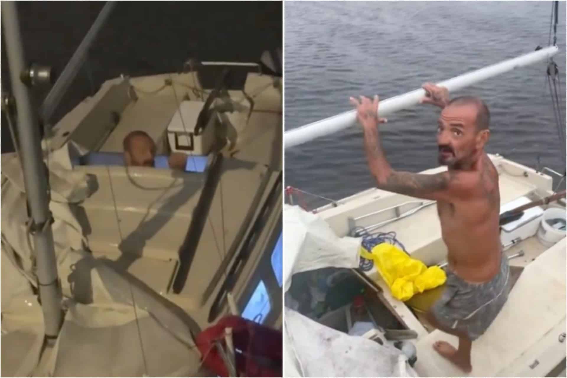 Florida man dubbed ‘Lieutenant Dan’ shouts ‘I’m fine’ after surviving the worst of Hurricane Milton