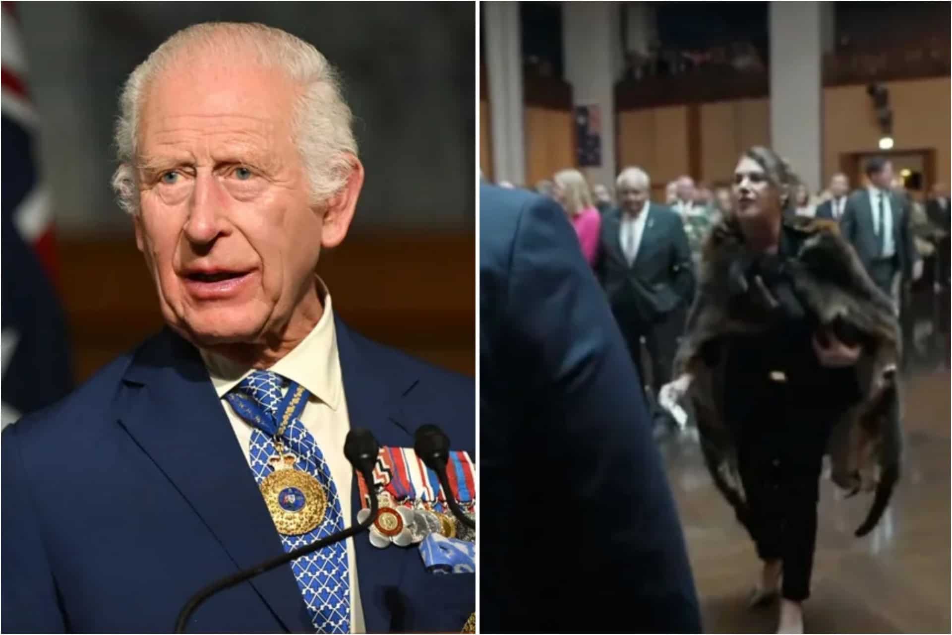 Politician shouts ‘not my King’ at Charles during Australian Parliament visit