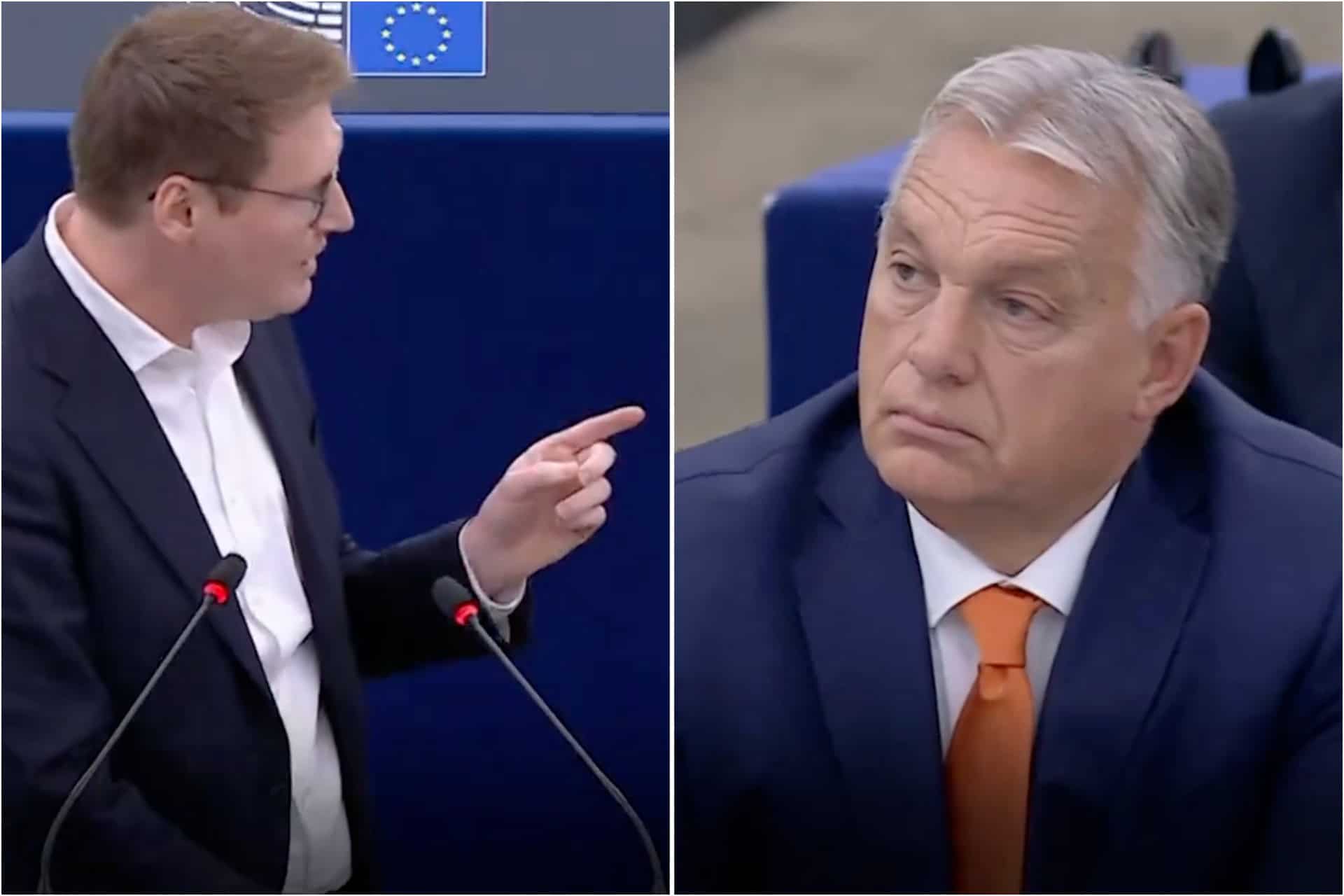 Viktor Orbán told he’s the ‘useful idiot of Russia and China’ in European Parliament