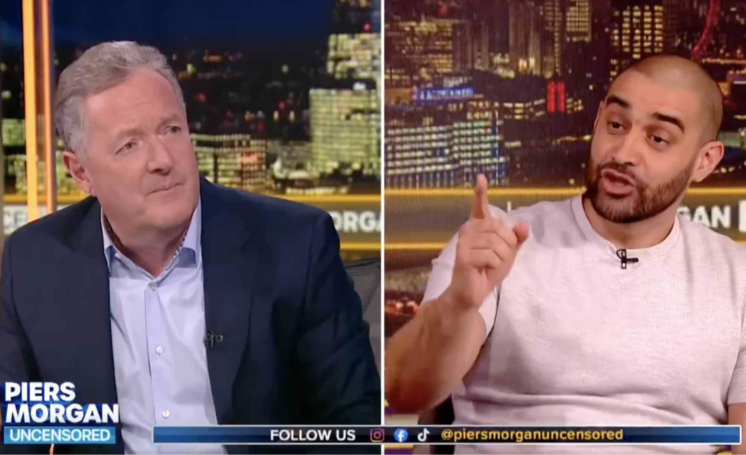 Piers Morgan doesn’t know where to look as he’s presented with ‘proof’ Rupert Murdoch funded Netanyahu