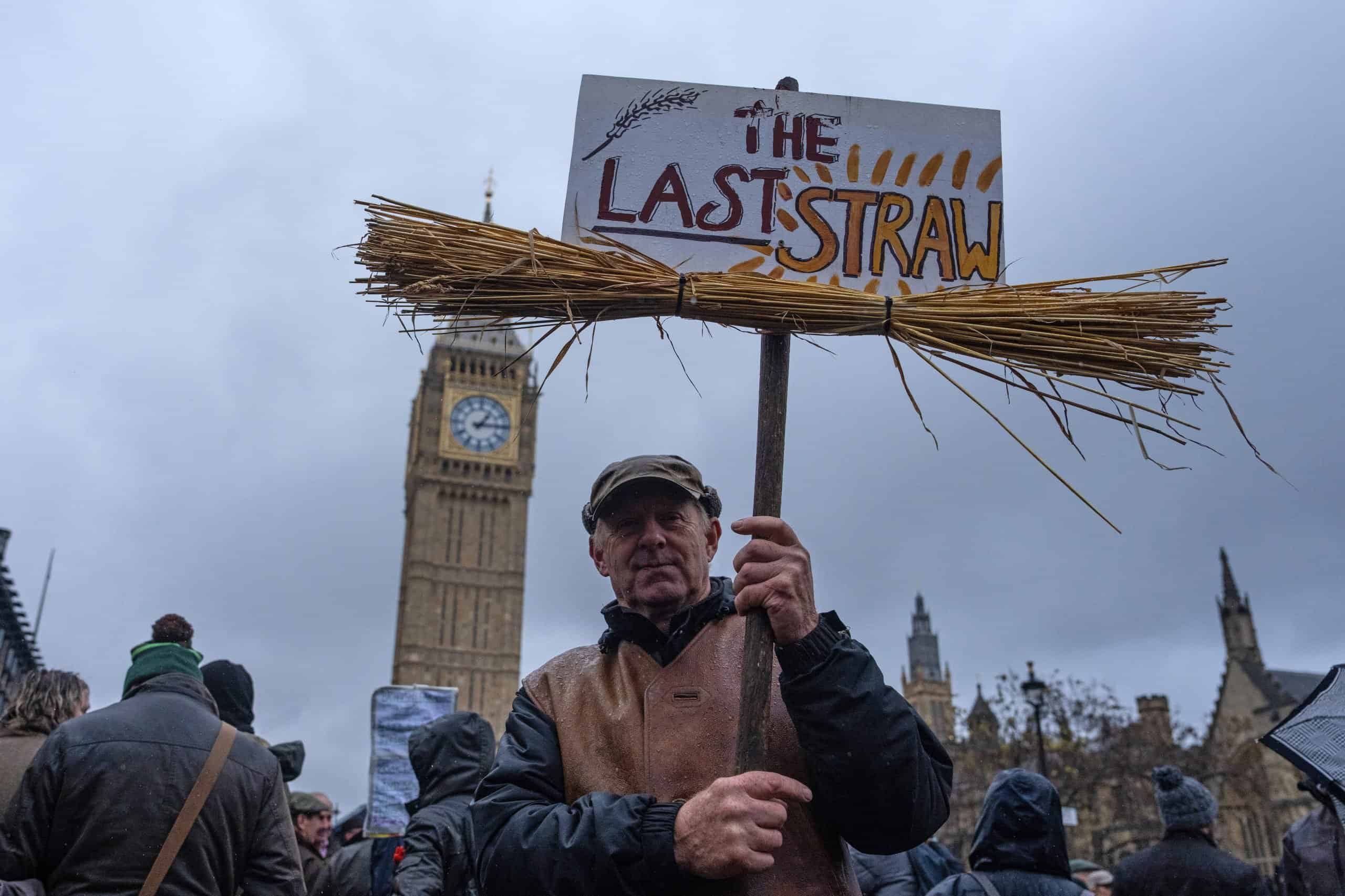 Protesting farmer profiled by The Times is retired stockbroker who chaired London Stock Exchange