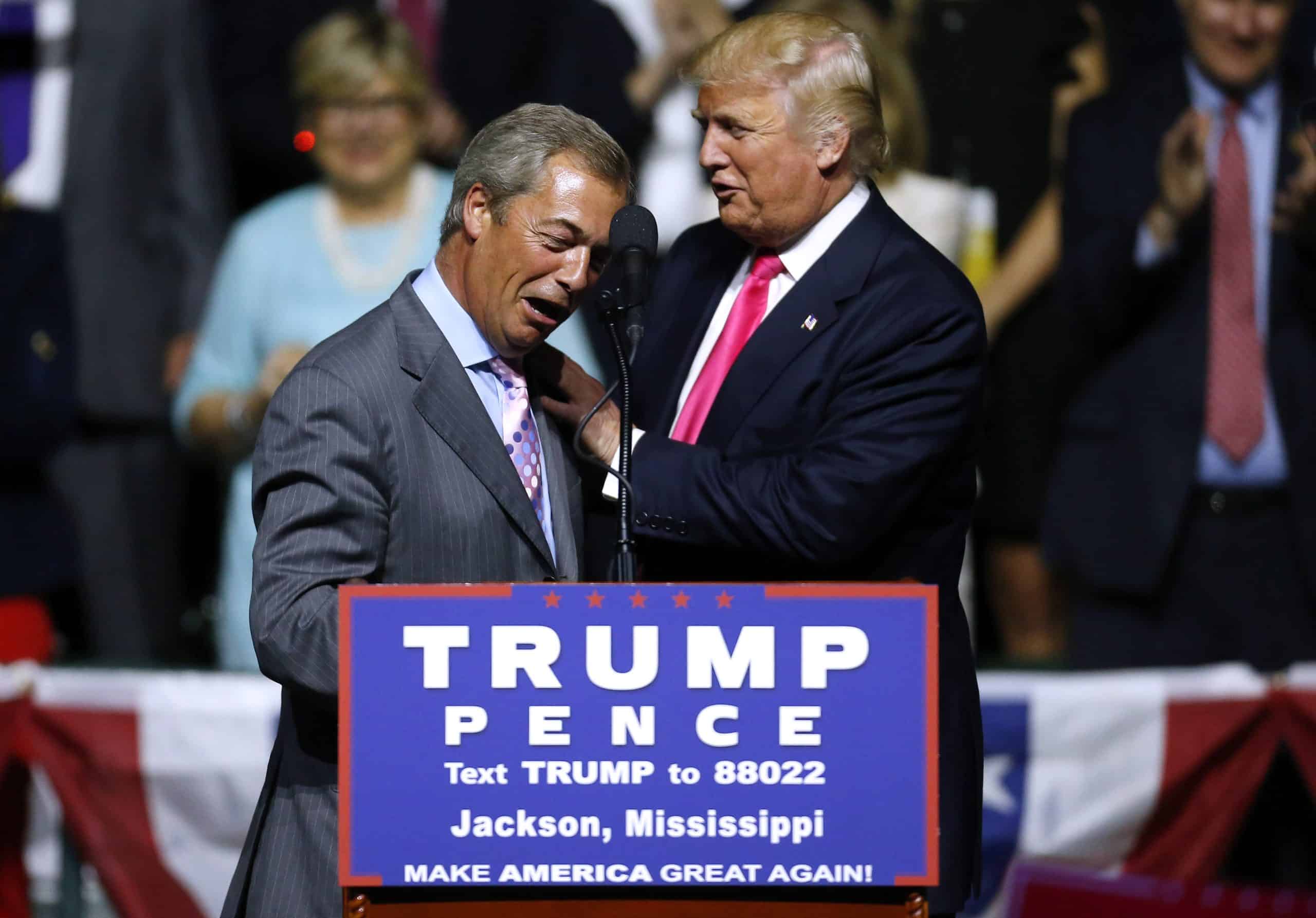 Trump calls Farage a ‘spectacular man’ in final rally before election