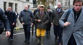 Nigel Farage turns up to farmers’ rally and everyone says the same thing