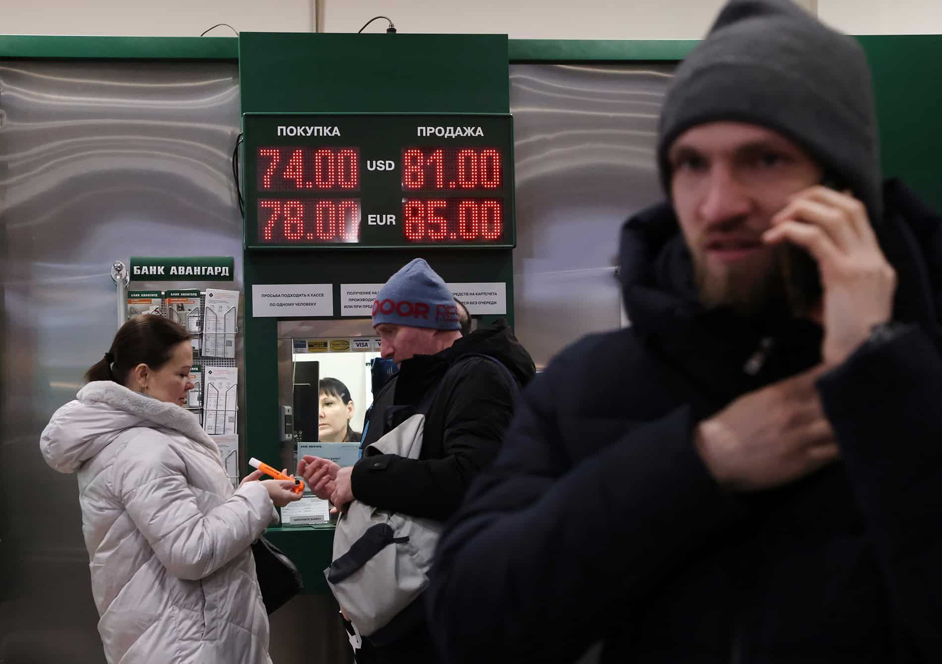 Economists think the Russian rouble could be in freefall